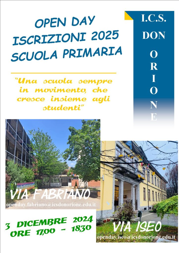 openday scuola primaria